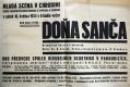 Pardubice, Spolek divadelních ochotníků, Doňa Sanča - plakát, 1935