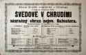 Chrudim, Divadelní ochotníci, Švédové v Chrudimi - plakát, 1865