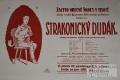Tisová, Obecná škola, Strakonický dudák - plakát, 1928