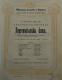 Polička, Ochotníci, Representantka domu - plakát, 1911