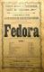 Poděbrady, Jiří, SDO, Fedora - plakát ex Divadelní cedule 1881–1900, kniha, 1885