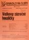 Praha-Nové Město, Divadlo Na Slupi, Vaškovy zázračné housličky - plakát, 1935