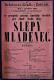 Holice, Klicpera, Slepý mládenec - plakát, 1878