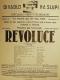 Divadlo Na Slupi, Revoluce - plakát, 1927
