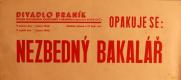 Praha-Braník, SDO, Nezbedný bakalář - plakát, 1946
