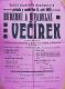 Chrudim, Akademikové, Večírek - plakát, 1910
