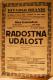 Praha-Braník: Divadlo Braník, Radostná událost - plakát, 1929