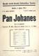 Sudoměřice u Bechyně, Újezdní osvětová beseda, Pan Johanes - plakát, 1953