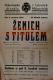 Mlázovice, Ochotnické divadlo, Ženich s titulem - plakát, 1926