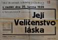 Choltice, SDO, Její veličenstvo láska - plakát, 1939