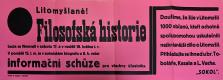 Litomyšl, Sokol, natáčení filmu Filosofská historie - plakát, 1937