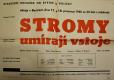 Bystré u Poličky, OB, Stromy umírají vstoje - plakát, 1960