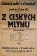 Sezemice, Ochotníci, Z českých mlýnů - plakát, 1923