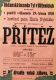 Dětenice, Občanská beseda Tyl, Přítěž - plakát, 1910
