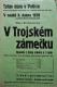 Polička, Ochotníci, V trojském zámečku - plakát, 1939