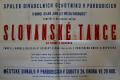 Pardubice, SDO, Slovanské tance - plakát, 1940
