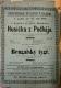 Radim, Spolek divadelních ochotníků, Husička z Podháje - Bengálský tygr - plakát, 1881