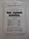 Polička, Ochotníci, Naše roztomilá Baruška - plakát, 1913