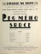 Praha-Nové Město, Vyšehrad, Sdružení katolické mládeže, Peg mého srdce - plakát, v Divadle Na Slupi, 1933