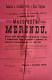 Vítějeves, Zábavní a divadelní spolek, Masopustní merenda - plakát, 1906
