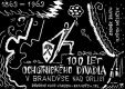 Brandýs nad Orlicí, 100 let ochotnického divadla , titulní strana publikace, 1963            