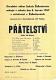 Židlochovice, Sokol, Přátelství – plakát, 1957