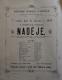 Polička, Ochotníci, Naděje - plakát, 1909