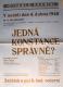 Praha-Braník, SDO, Jedná Konstance správně? - plakát, 1948