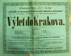 Kolín, Tyl, Výlet do Krakova - plakát, 1886