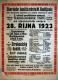 Moravské Budějovice, Hasiči, Strakonický dudák - plakát, 1923