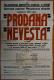 Jičín, Smetana, Prodaná nevěsta - plakát, 1926