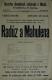Praha-Michle, Družstvo divadelních ochotníků, Radúz a Mahulena - plakát, 1905