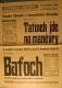 Praha-Braník, SDO, Tatínek jde na manévry - Baťoch - plakát, 1949