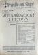 Praha, Poštovní spořitelna, Dramatický odbor, Mikuláš Dačický z Heslova - plakát, v Divadle Na Slupi, 1947