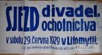 Litomyšl, Sjezd divadelního ochotnictva - plakát, 1929