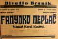 Praha-Braník, SDO, Fanynko, neplač - plakát, 1932