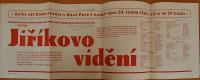Nová Paka, Dům osvěty, Učiliště ZPA, Jiříkovo vidění - plakát, 1960