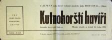 Jihlava, Motorpal, Kutnohorští havíři - plakát, 1952