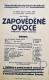 Holešov, Sokol, Zapovězené ovoce - plakát, 1924