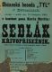 Dětenice, Občanská beseda Tyl, Sedlák křivopřísežník - plakát , 1904