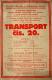Havlíčkův Brod, SDO, Transport číslo 20. - plakát, 1928