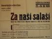 Žďár nad Sázavou, Sázavan-Havlíček, Za naší salaší - plakát, 1939