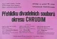 Proseč, Trhová Kamenice, Okresní přehlídka divadelních souborů - plakát, 1988
