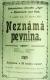 Žiželice, Tyl, Neznámá pevnina - plakát, 1923