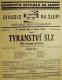 Divadlo Na Slupi, Tyranství slz - plakát, 1927