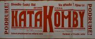 Jičín, Intimní scéna, Katakomby - plakát, 1925