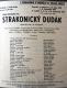Praha-Žižkov, Divadlo v žižkovské sokolovně, OB, Strakonický dudák - plakátek, 1952