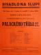 Praha-Nové Město, Divadlo Na Slupi, Palackého třída 27 - plakát, 1931