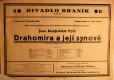 Praha-Braník, SDO, Divadlo Braník, Drahomíra a její synové - plakát, 1929
