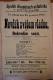 Nová Paka, SDO, Nevděk světem vládne - plakát, 1888
